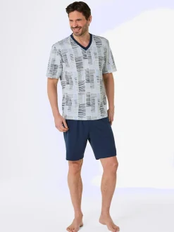 Pyjamas courts jersey fin