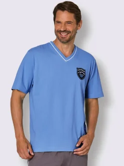 Pyjama-t-shirt jersey fin