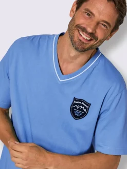Pyjama-t-shirt jersey fin