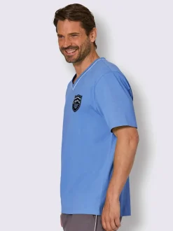 Pyjama-t-shirt jersey fin