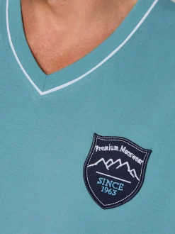 Pyjama-t-shirt jersey fin