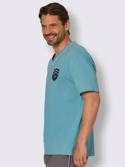 Pyjama-t-shirt jersey fin