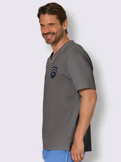Pyjama-t-shirt jersey fin
