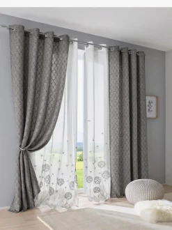 Rideaux bavolet opaque
