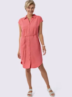 Robe-chemisier 70% coton