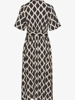 Robe-chemisier robe d'été à petit col chemisier