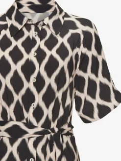 Robe-chemisier robe d'été à petit col chemisier