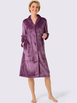 Robe de chambre polaire corail