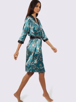 Robe de chambre satin