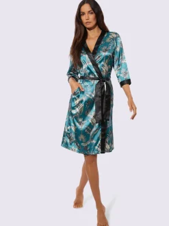 Robe de chambre satin
