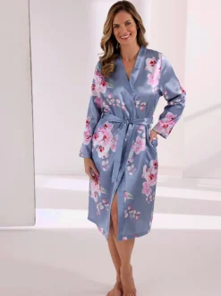 Robe de chambre satin
