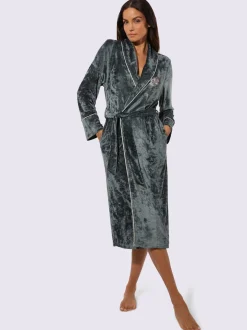 Robe de chambre velours ras