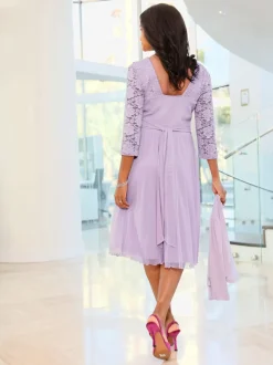 Robe de cocktail qualité tissée