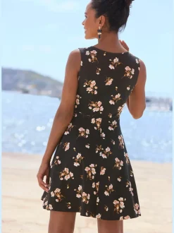 Robe de plage robe patineuse tendance