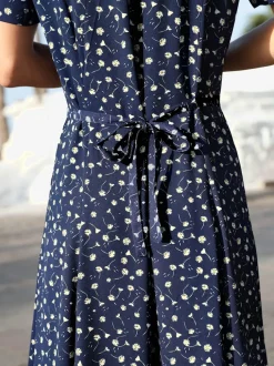 Robe d'été tombé fluide
