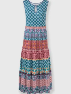 Robe à effet étagé avec viscose (ecovero)