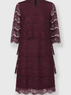 Robe en dentelle dentelle élastique