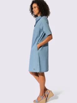 Robe en jean pur coton