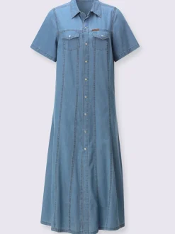 Robe en jean pur coton