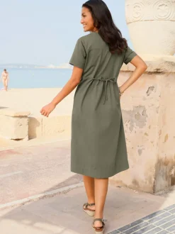 Robe en jean pur coton