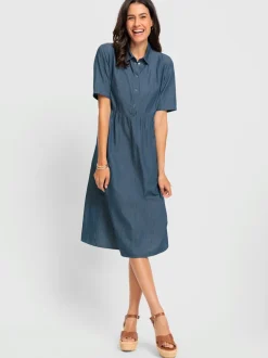 Robe en jean toucher doux