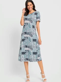 Robe en jersey avec viscose (ecovero)