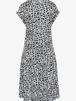 Robe en jersey encolure ronde