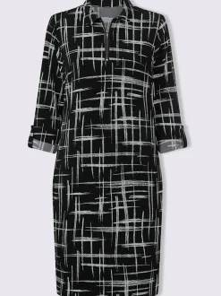Robe imprimée polyester recyclé