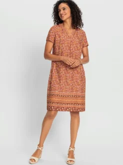 Robe imprimée qualité tissée
