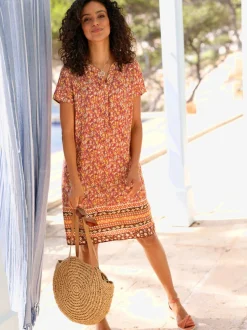 Robe imprimée qualité tissée