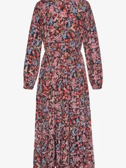 Robe longue encolure en v