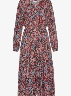 Robe longue encolure en v