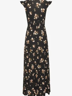 Robe longue encolure en v estivale
