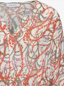Robe longue robe tissée avec encolure en v