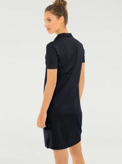 Robe longueur au-dessus du genou, style polo