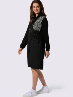 Robe sweat coupe affinante