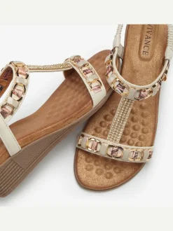 Sandales brides élastiques pour un confort optimal