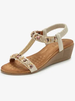 Sandales brides élastiques pour un confort optimal