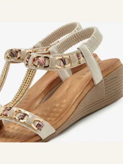 Sandales brides élastiques pour un confort optimal