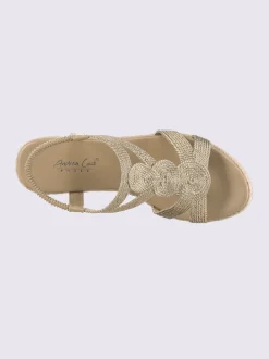 Sandales matière textile agréable à porter