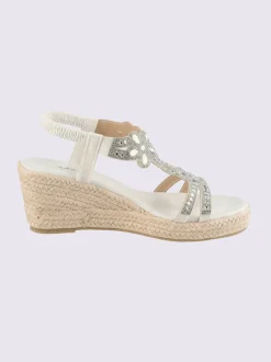 Sandales matière textile agréable à porter