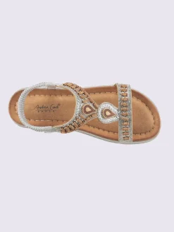 Sandales matière textile agréable à porter