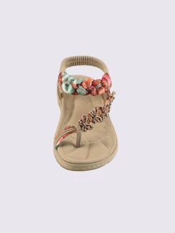 Sandales matière textile agréable à porter