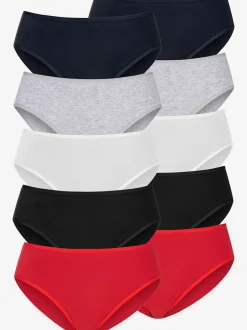 Slips jazz lot de 10 panties pratiques