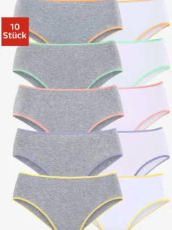 Slips jazz lot de 10 panties pratiques