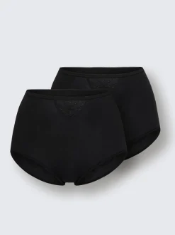 Slip taille haute côtes fines