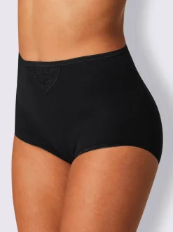 Slip taille haute côtes fines