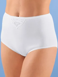 Slip taille haute côtes fines