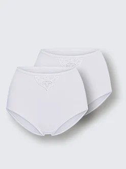 Slip taille haute côtes fines