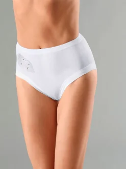 Slip taille haute côtes fines